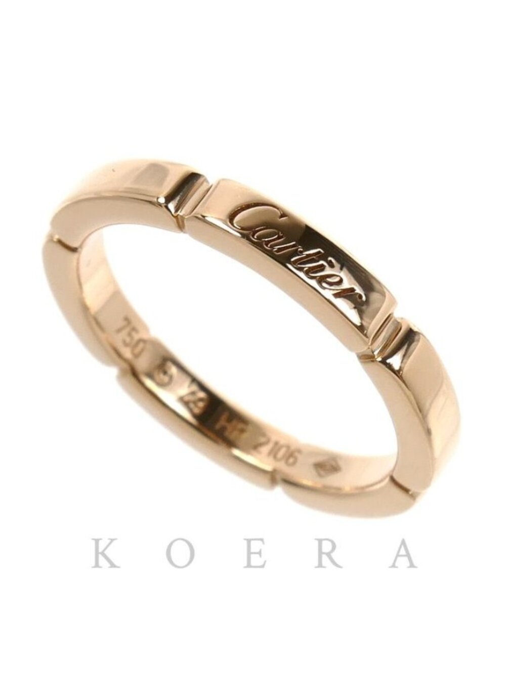 Cartier 18k Pink Gold Maillon Panthere Ring